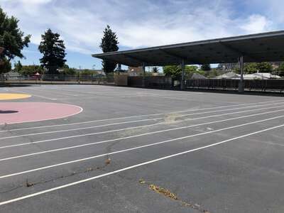 Harding Elementary School Outdoor Basketball Courts in El Cerrito