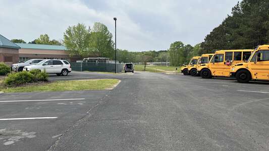 East Clayton Elementary School Parking Lot - Side (Bus Lot) in Clayton