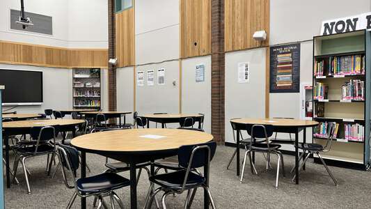 Inglewood Middle School Library in Sammamish