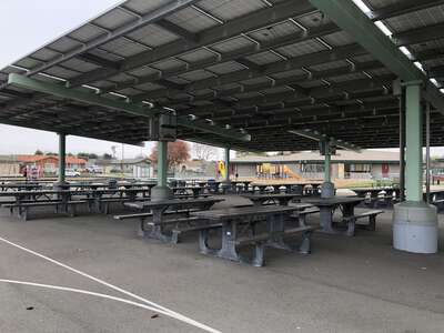 University Park Elementary School Outdoor Dining Area in Salinas