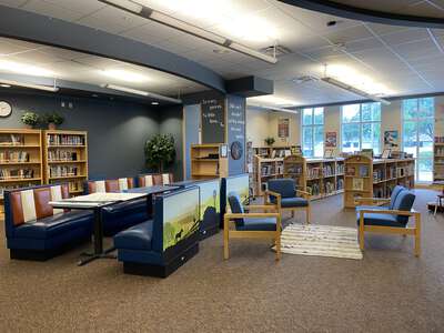 Harmony Community School (ES) Media Center in Harmony