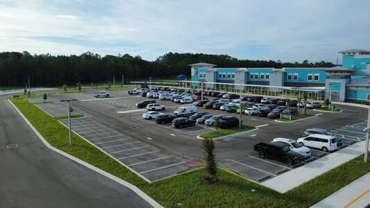 Magnolia Oaks Academy Parking Lot - Front in St. Augustine 2