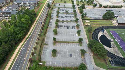 Ardrey Kell High School Parking Lot - Ardrey Kell Road in Charlotte 2