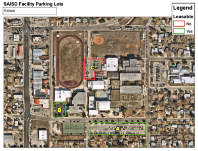 003 Thomas Edison High School Parking Lot A- Front (Cap-207/HA-6) in San Antonio