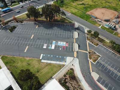 Bolsa Grande High School Parking Lot - Side in Garden Grove