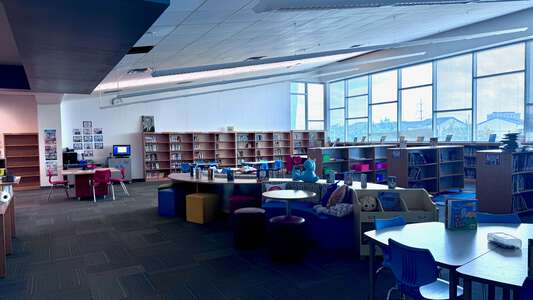George H.W. Bush Elementary School Library in Addison