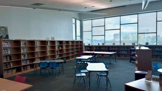 George H.W. Bush Elementary School Library in Addison