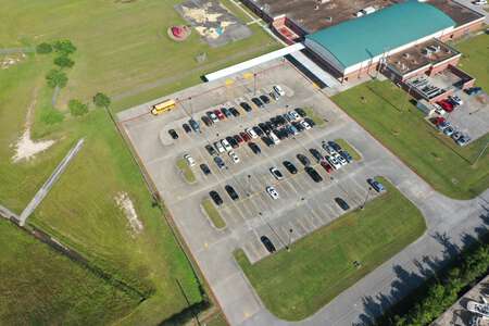 Hill Elementary School Parking Lot - Back in Houston