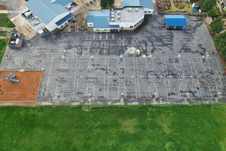 Roy Herburger Elementary School Outdoor Basketball Courts in Elk Grove