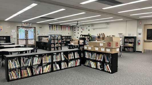 Turner Elementary School Library in Antioch