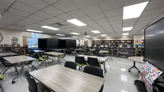 Impact Leadership Academy Library in Houston