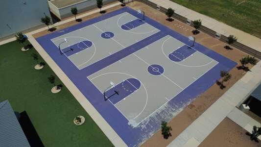 Col. Ben Narbuth Elementary School Outdoor Basketball Courts in El Paso 2
