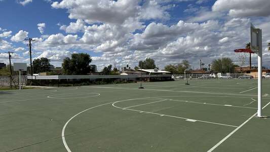 Shaw Montessori School Outdoor Basketball Courts in Phoenix