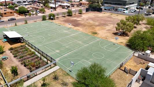 Shaw Montessori School Outdoor Basketball Courts in Phoenix