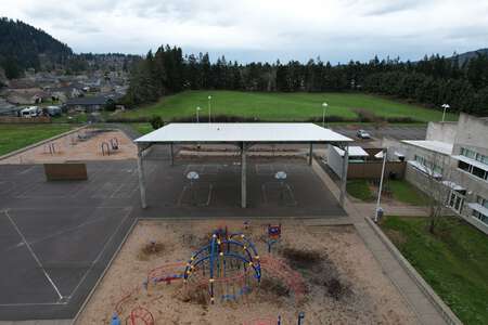 Thurston Elementary School Blacktop / Basketball Courts in Springfield