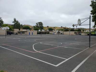 Arthur E. Wright Middle School Blacktop / Basketball Courts - Upper in Calabasas