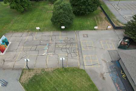 Dalton Elementary School Outdoor Basketball Courts in Dalton Gardens 2