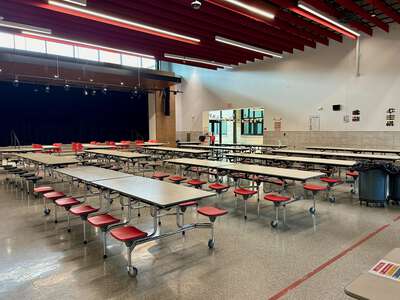 Geneva Heights Elementary School Cafeteria in Dallas