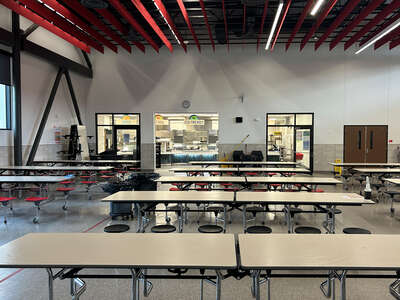 Geneva Heights Elementary School Cafeteria in Dallas