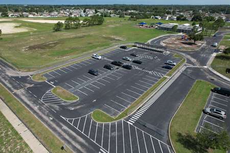 Fox Hollow Elementary School Parking Lot - Fields in Port Richey
