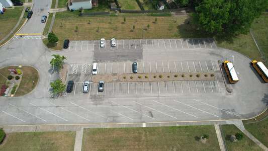 Parkway Elementary School Parking Lot - Front in Virginia Beach 2