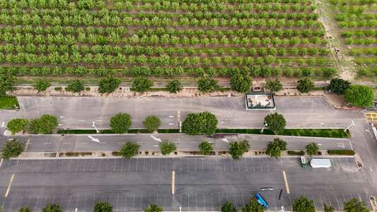 Hanline Elementary School Parking Lot - Back in Ceres