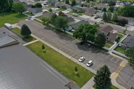 Ellis Elementary School Parking Lot in Pocatello