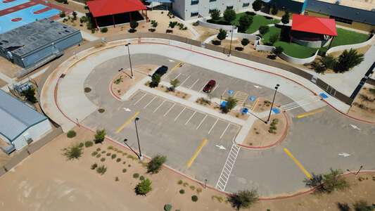 Sgt. Jose F. Carrasco Elementary School Parking Lot - Side in El Paso 2