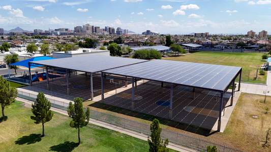 Bethune Elementary School Outdoor Basketball Courts in Phoenix 3