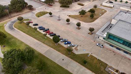 George H.W. Bush Elementary School Parking Lot - Front in Addison 2