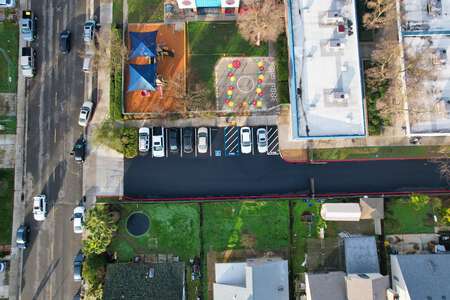 Isabelle Jackson Elementary School Parking Lot - Side in Sacramento