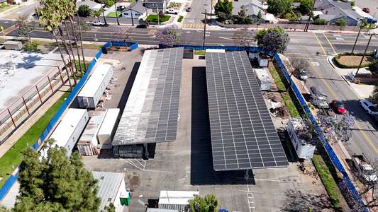 El Modena High School Parking Lot - Staff in Orange