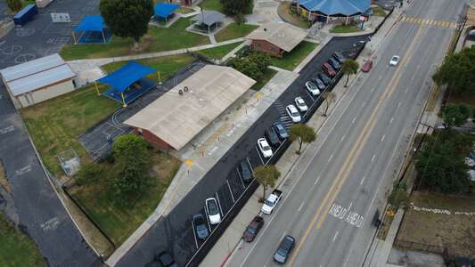 Howard J. Mckibben Elementary School Parking Lot - Side in Whittier 2
