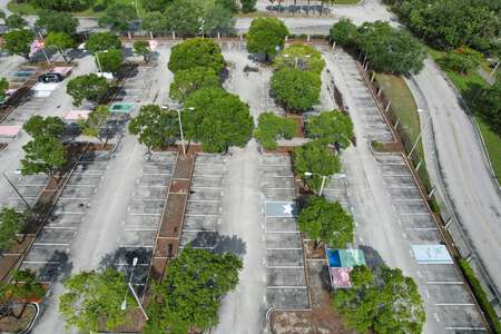 Barbara Goleman Senior High School Parking Lot - Students in Miami Lakes