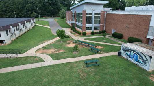 Randolph Middle School Outdoor Area in Charlotte 2