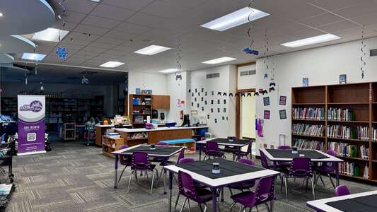 San Jacinto Elementary School Library in Dallas