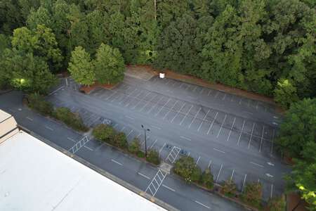 Simpson Elementary School Parking Lot - Side in Peachtree Corners