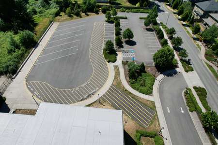 Clara Barton Elementary School Parking Lot - Side in Redmond