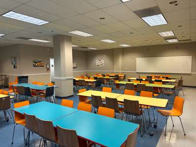 Downtown Montessori at Ida B Wells Academy Cafeteria in Dallas