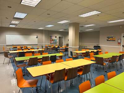 Downtown Montessori at Ida B Wells Academy Cafeteria in Dallas