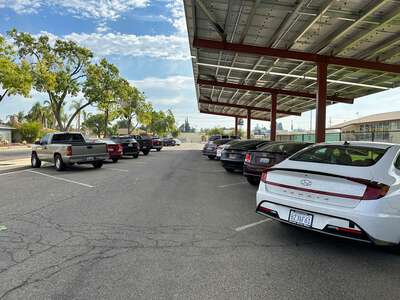 Ericson Elementary School Parking Lot - North in Fresno 2