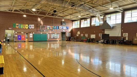 Wilson's Mills Elementary School Gymnatorium in Wilson's Mills