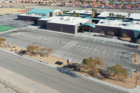 Lawrence - Clifford J. Middle School Parking Lot - West in Las Vegas