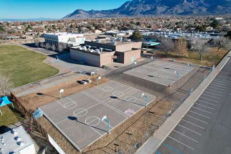 Eisenhower Middle School Outdoor Basketball Courts in Albuquerque