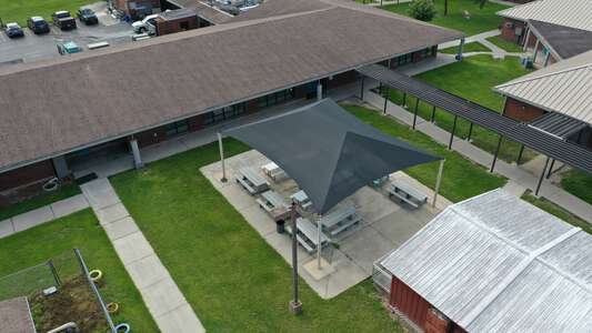 Centennial Elementary School Outdoor Lunch Area in Dade City
