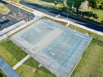 Union Park Middle School Outdoor Basketball Courts in Orlando
