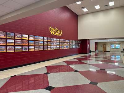 Spring Hill Middle School Gym Lobby in Spring Hill