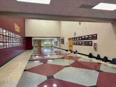 Spring Hill Middle School Gym Lobby in Spring Hill