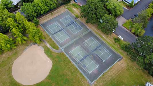 Five Oaks Middle School Tennis Courts in Beaverton