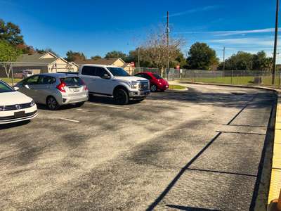 Cypress Ridge Elementary Parking Lot - Rear in Clermont